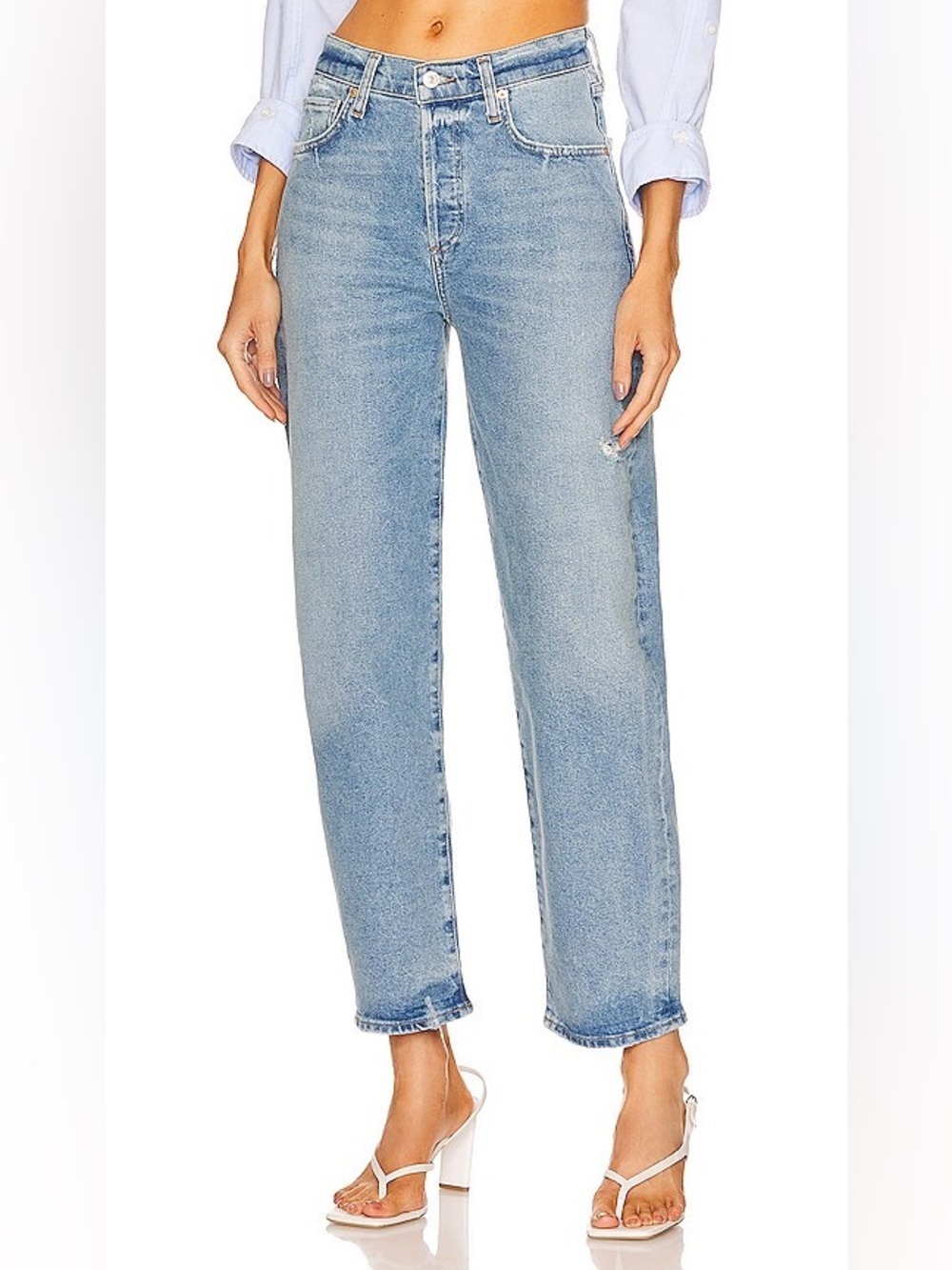 Citizens of Humanity Dylan Vintage High Rise Straight Jean Blythe Denim Women 25